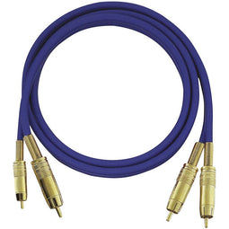 NF 1 Master set cinchkabel 0,5m blauw