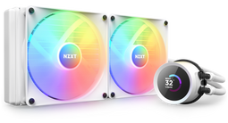 NZXT Kraken 280 - AIO Vloeistofkoeler 280mm - LCD Scherm RGB Ventilatoren - Wit