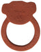Natuurlijk rubber ronde bijtring - Mr. Monkey