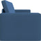 vidaXL - Vloersofa - Bed - 2-in-1 - Blauw - 245x150x60,5 - cm - Stof