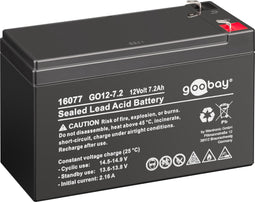 Goobay GO12-7.2 - Lood-zuur accu 12V 7200 mAh - Onderhoudsvrij 5 jaar (1x)