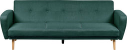 FLORLI - Slaapbank 3-zits - Groen - Polyester
