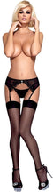 Obsessive - Charms Garter Belt & String Zwart L/XL