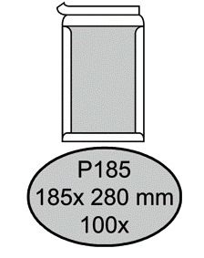Quantore - Envelop bordrug p185 185x280 zk 120gr wt