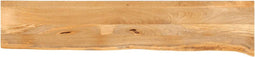vidaXL - Tafelblad - met - natuurlijke - rand - 180x30x3,8 - cm - massief - mangohout