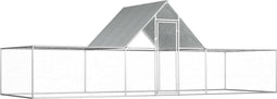 vidaXL - Kippenren - 6x2x2 - m - gegalvaniseerd - staal