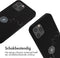 iMoshion Hoesje Geschikt voor iPhone 12 Pro / 12 Hoesje Met Koord - iMoshion Siliconen design hoesje met koord - Zwart / Dandelion Black