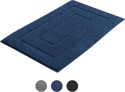 AKSA Home® Badmat 60x90 cm - Douchemat antislip - Badmat antislip - Badkamermat - Donkerblauw
