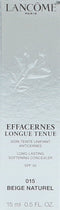 Lanc“me Effacernes Longue Tenue Concealer 15 ml - 015 Beige Naturel