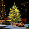 Coast Kunstkerstboom Tafel - 60 cm - 234 Takpunten - 35 Warmwitte LED Lampjes - Groen