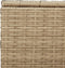 vidaXL - Tuinbox - met - wielen - 984 - L - poly - rattan - gemengd - beige