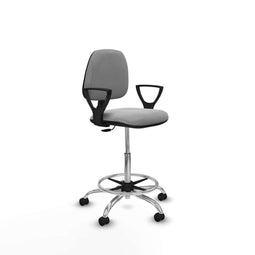 Piqueras y Crespo BFN05RP - Bureaustoel - Hoogteverstelbaar - Lichtgrijs