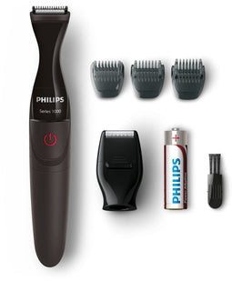 Philips MG1100/16 - Multigroom series 1000 - Baardstyler 4 lengtestanden - Rood