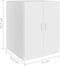 vidaXL - Wasmachinekast - 71x71,5x91,5 - cm - grijs - sonoma - eikenkleurig