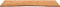 vidaXL - Bureaublad - rechthoekig - 120x50x2,5 - cm - eikenhout - lichtbruin