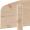 vidaXL - Hoofdbord - 200 - cm - massief - grenenhout