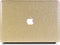 Lunso Geschikt voor MacBook Air 11 inch cover hoes - case - Glitter Goud