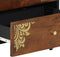vidaXL - Nachtkastje - 50x33x60 - cm - Massief - Mango - Hout