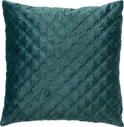 Dutch Decor HARON - Kussenhoes velvet 45x45 cm - Sagebrush Green - groen - effen kleur - met rits - zonder binnenkussen