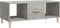 vidaXL - Salontafel - 102x50x40 - cm - bewerkt - hout - betongrijs