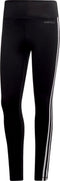 adidas Design 2 Move 3-Stripes - Dames Legging - Hoge taille Climalite - Zwart/Wit