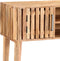 vidaXL - Wandtafel - 120x35x76 - cm - massief - acaciahout