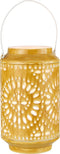 J-Line lantaarn Hoog Geperforeerd - ijzer - oker