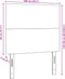 vidaXL - Hoofdbord - Effen - Ontwerp - Lichtgroen - Grijs - 100 - cm - Katoenachtige - Stof