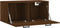 vidaXL - Wandkast - 80x36,5x35 - cm - bewerkt - hout - bruin - eikenkleur