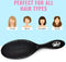 Wet Brush - Original Detangler haarborstel - Ultra-zacht IntelliFlex - Zwart