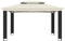 vidaXL - Prieel - met - dubbel - dak - 3,94x2,96 - m - staal - crèmekleurig