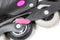 Nijdam Berry Blitz - 2-in-1 Combo Skeelers - Verstelbaar 37-40 - Zwart/Roze