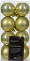 Kerstbal kunststof d4 cm pstch 16st kerst