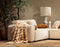Dutch Decor FIDAN - Kussenhoes 45x45 cm - Irish Cream - beige - met rits - zonder binnenkussen