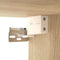 vidaXL - Wandkast - 34,5x34x90 - cm - bewerkt - hout - sonoma - eikenkleurig
