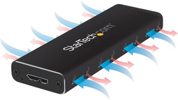 StarTech SM2NGFFMBU33 - Externe M.2 SSD behuizing - USB 3.0 - Zwart