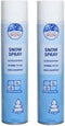 3x stuks grote bus sneeuwspray 600 ml