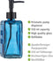 WENKO Zeepdispenser Pure Soap Glas blauw 550ml - Zeeppompje
