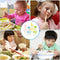 Voedselveilig Houten Kindereetstokjes met Dierenprints - Leerzaam Eten - Inclusief Opbergdoos - Geschikt voor Beginners & Kinderen
