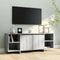 vidaXL - Tv-meubel - 130x35x50 - cm - bewerkt - hout - grijs - sonoma - eikenkleurig