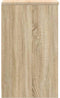 vidaXL - Garagekast - 30x51x85 - cm - massief - grenenhout - sonoma - eikenkleurig