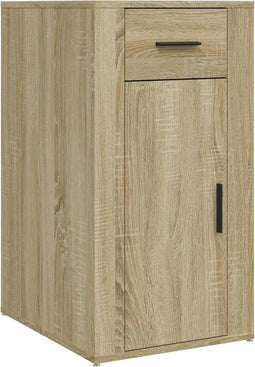 vidaXL - Bureaukastje - 40x49x75 - cm - bewerkt - hout - sonoma - eikenkleurig