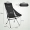 Travelhawk Campingstoel - Vouwstoel - Ergonomisch ontwerp - Zwart
