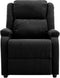 vidaXL Fauteuil verstelbaar stof zwart