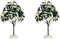 Luville - Snowy Tree Lighted - Set van 2