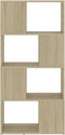 vidaXL-Boekenkast/kamerscherm-60x24x124,5-cm-spaanplaat-sonoma-eiken