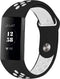 iMoshion Bandje Geschikt voor Fitbit Charge 3 / 4 - iMoshion Siliconen sport band ronde drukknoop zonder pinnetje - Zwart