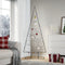 vidaXL - Kerstdecoratie - kerstboom - 180 - cm - metaal - zwart