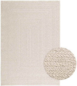 vidaXL - Vloerkleed - ZIZUR - room - binnen - en - buiten - 120x170 - cm - jute - look