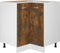 vidaXL - Keukenkastje - Lyon - 75,5x75,5x81,5 - cm - bewerkt - hout - gerookt - eikenkleur